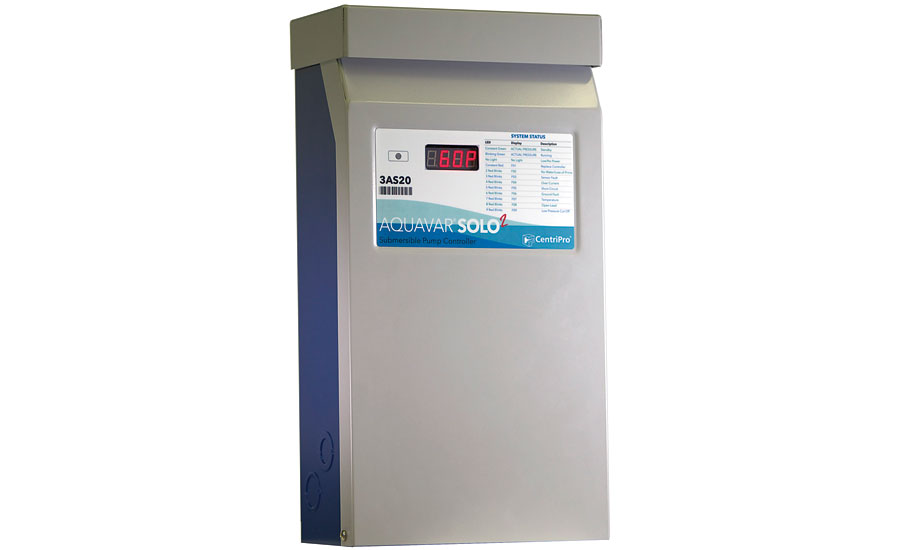 Goulds constant-pressure water controller; water pressure, water demand, Aquavar SOLO2, Goulds Water Technology