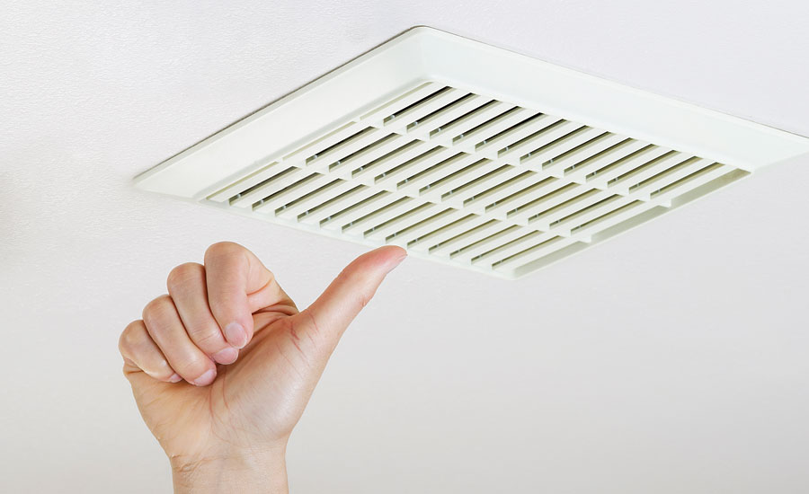 Ventilate to control bathroom humidity and odors