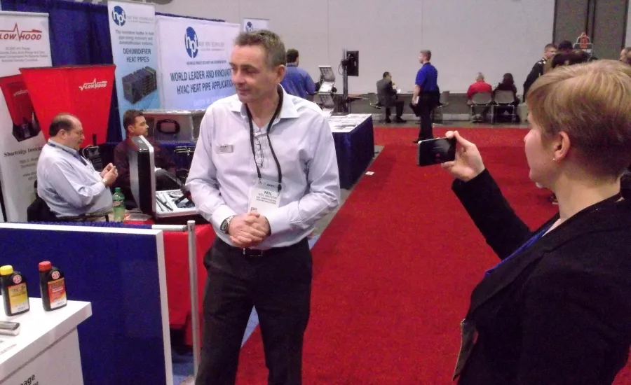 PM editor Jen Anesi broadcast her booth visit with ADEY’s Neil Watson, among others, with Facebook Live at several points during the show