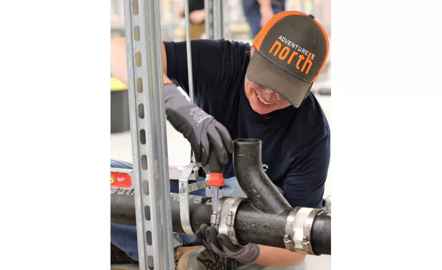 Twenty plumbing apprentices