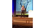 Uponor’s Ingrid Mattsson delivers a wonderful poem she wrote to the attendees of the 2018 Uponor Convention