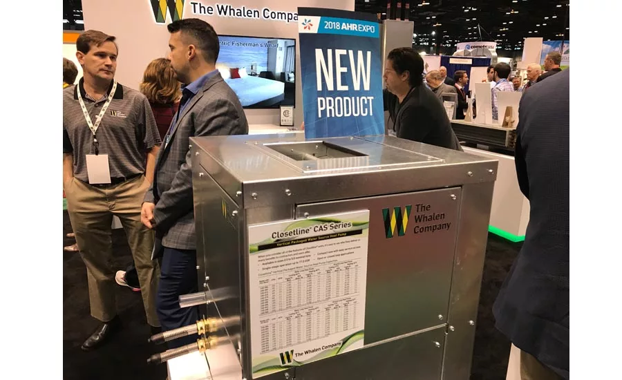 Whalen Co. Closetline water-source heat pump