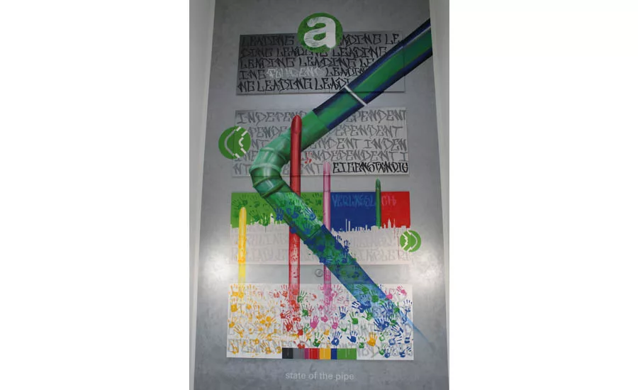 Displayed at one of Aquatherm's facilities