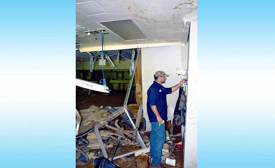 Volunteers working to help restore and rebuild after Hurricane Harvey