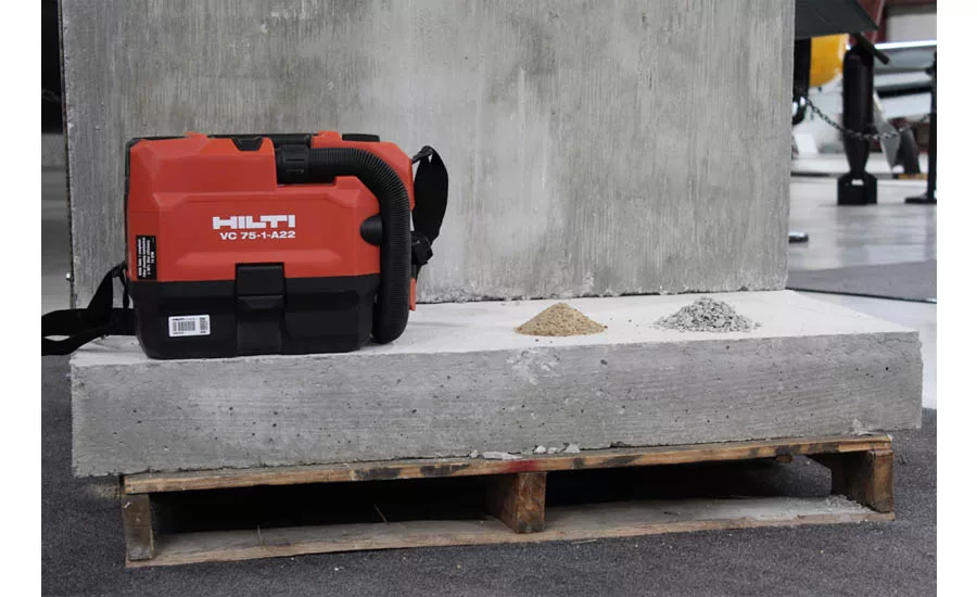 This OSHA 1926.1153 Table 1-compliant vacuum