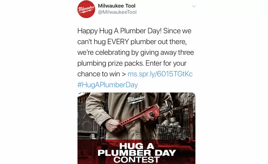 A recap of Hug A Plumber Day 2019