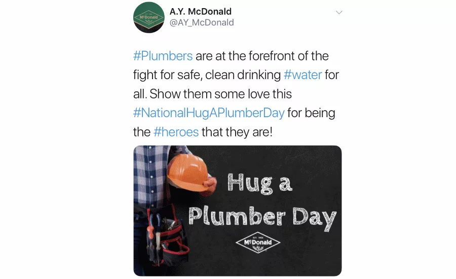 Hug A Plumber Day 2019