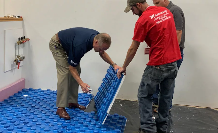 Attendees at Legend University's Hydronics Training