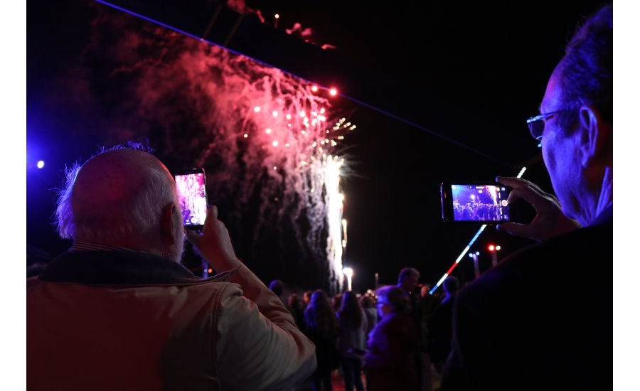 MCAA 2017âs opening celebration aboard the USS Midway featured fireworks on the flight deck of the decommissioned aircraft carrier