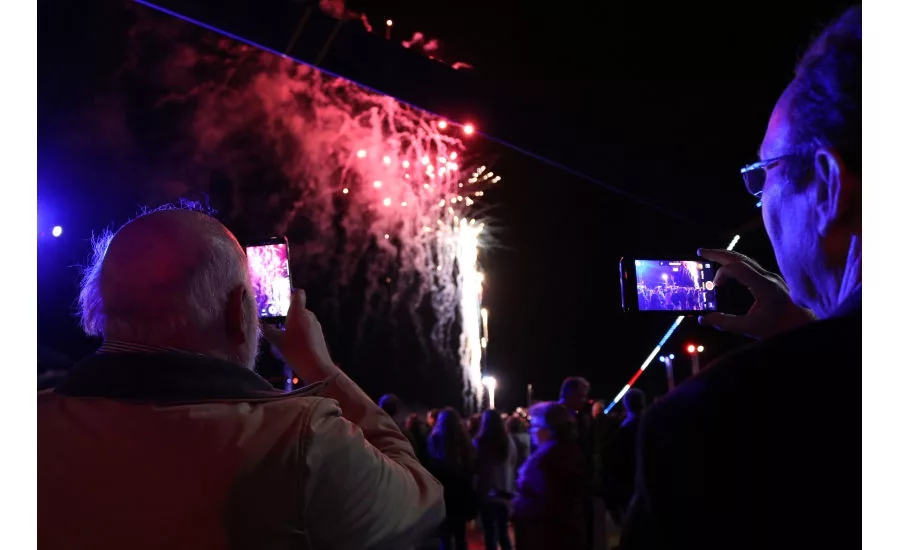 MCAA 2017’s opening celebration aboard the USS Midway featured fireworks on the flight deck of the decommissioned aircraft carrier