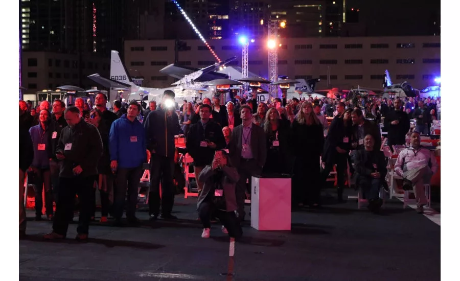 MCAA 2017’s opening celebration aboard the USS Midway featured fireworks on the flight deck of the decommissioned aircraft carrier