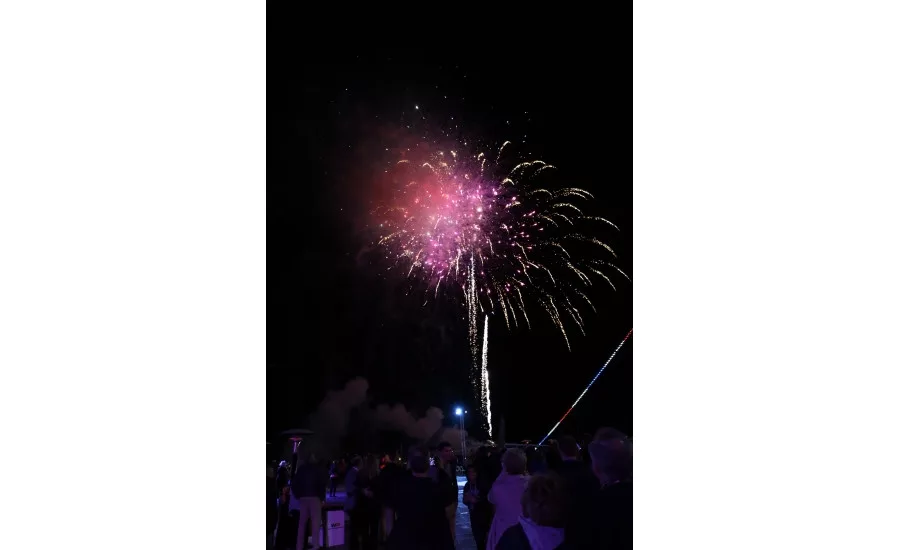 MCAA 2017’s opening celebration aboard the USS Midway featured fireworks on the flight deck of the decommissioned aircraft carrier