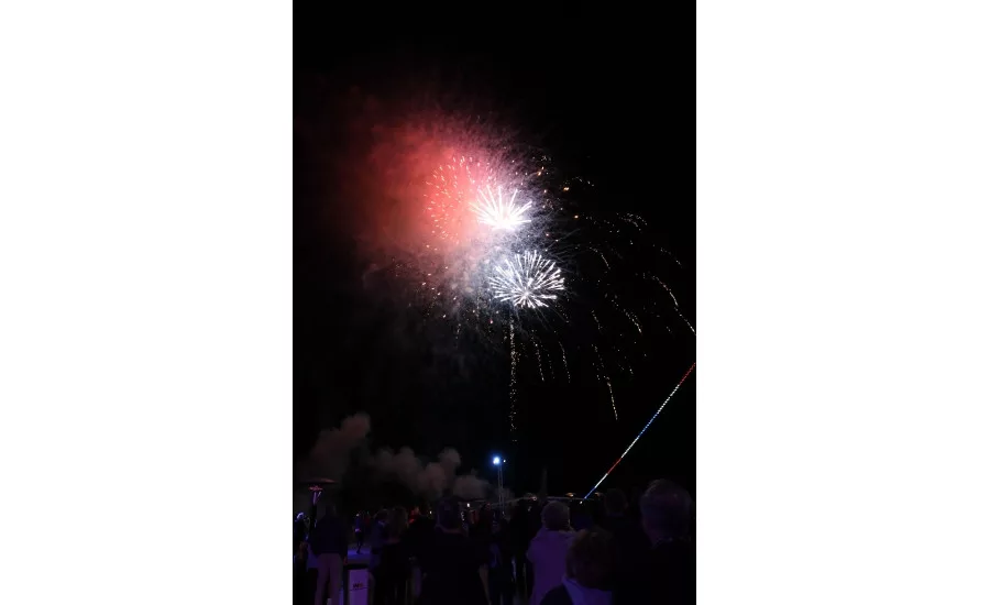 MCAA 2017’s opening celebration aboard the USS Midway featured fireworks on the flight deck of the decommissioned aircraft carrier