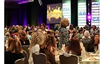 Attendees wait for “A Morning with Goldie Hawn” to begin during MCAA 2017 in San Diego