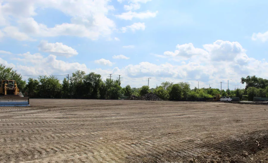 Land for the 68,000 sq. ft expansion
