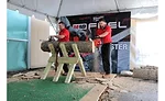 A number of demonstrations pit Milwaukee Tool products against competitors