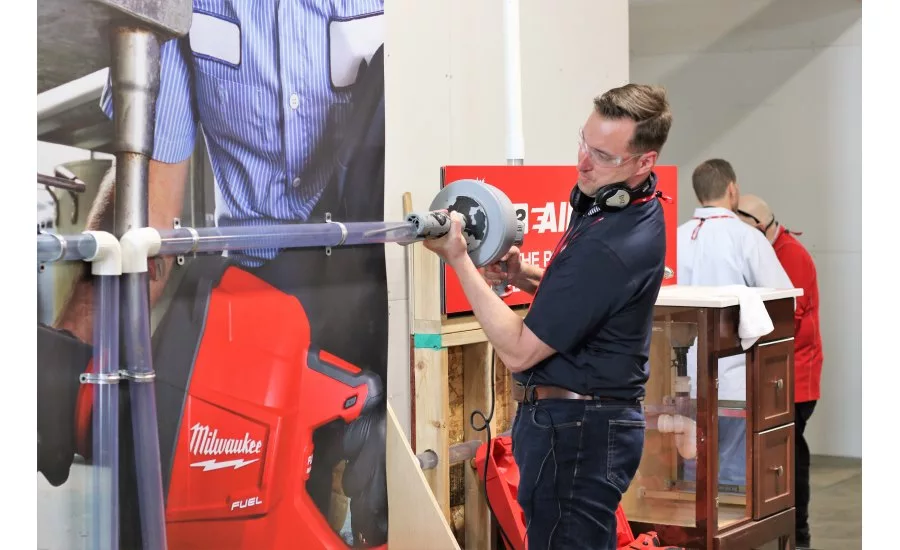 A number of demonstrations pit Milwaukee Tool products against competitors