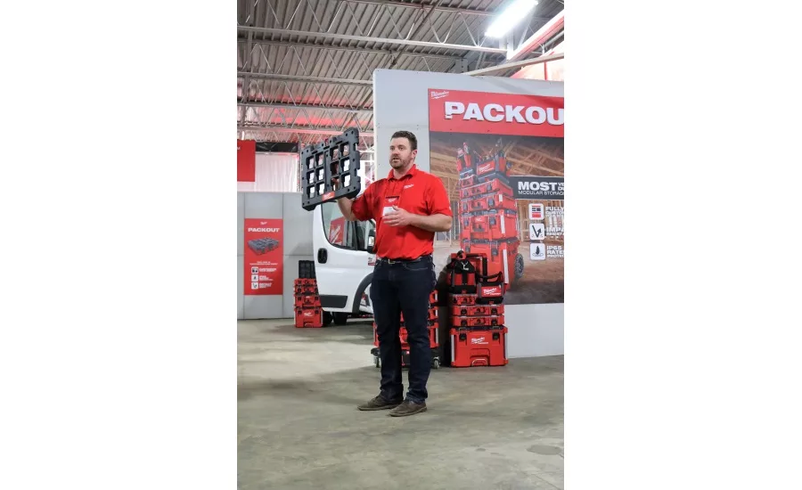 The modular Packout storage system can now be mounted in places such as vehicles and workshops