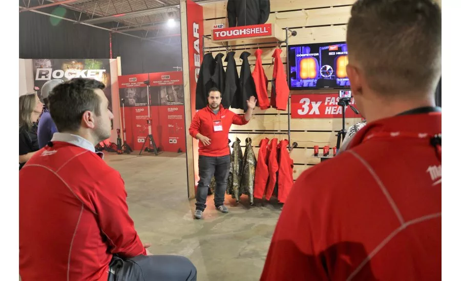 Some of the tool manufacturer’s most popular products are heated jackets