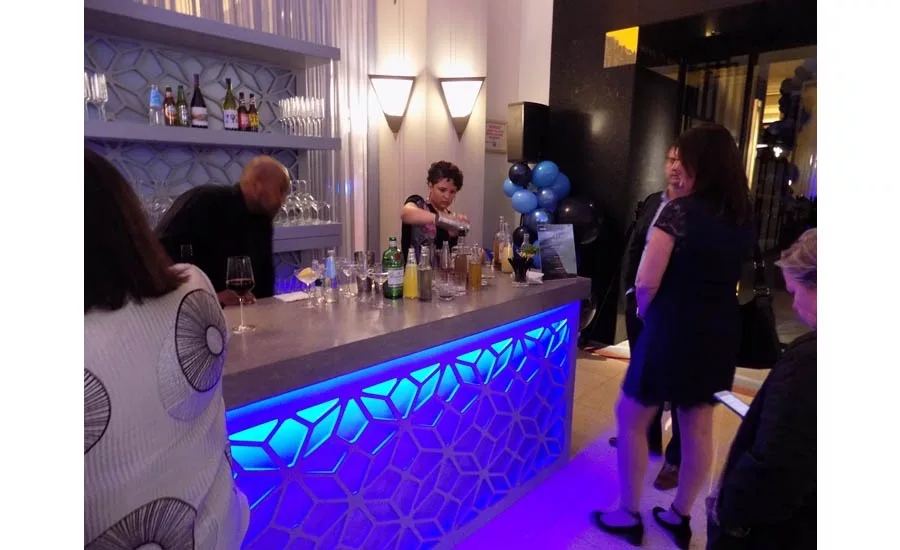 The drinks were flowing during the opening celebration in Chicago