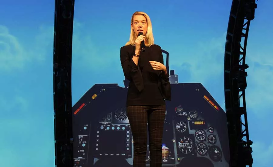 Special guest Adrianne Haslet