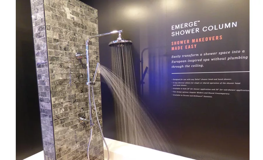 The Delta Faucet Emerge shower column