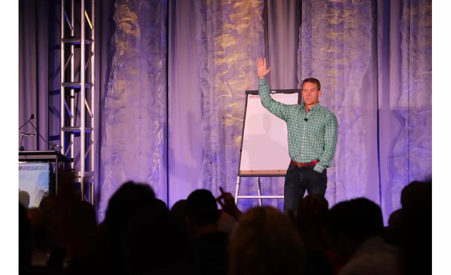 Matt Garrett, founder of TGG Accounting, speaks to Nexstar Network members about creating financial stability during the organization’s Leadership Spotlight 2017