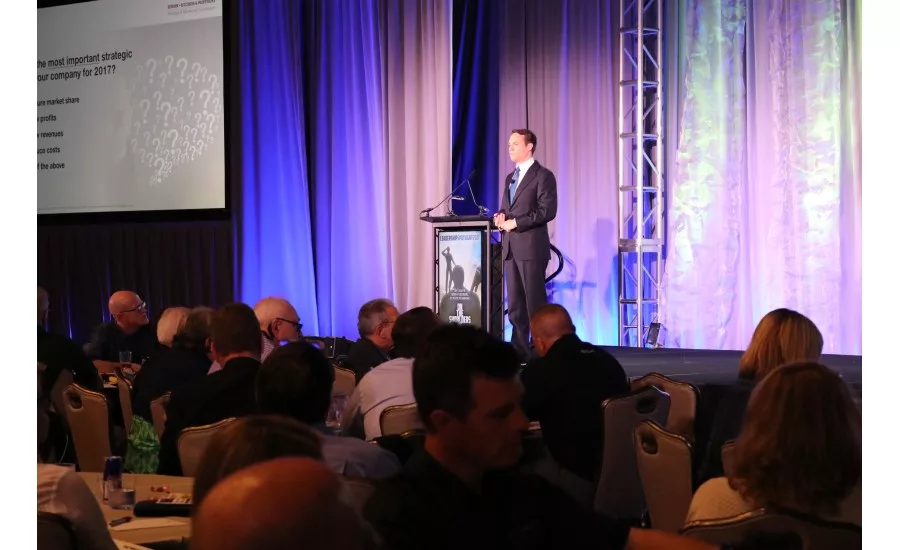 Philip Daus, partner at Simon-Kucher & Partners, talks pricing & sales strategies during Nexstar Network’s Leadership Spotlight 2017 in Houston