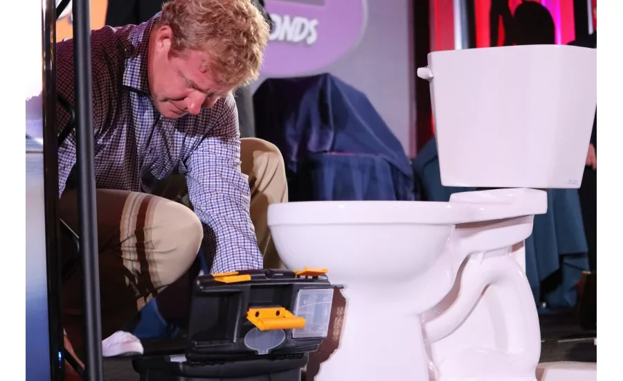 Nexstar members race to assemble toilets