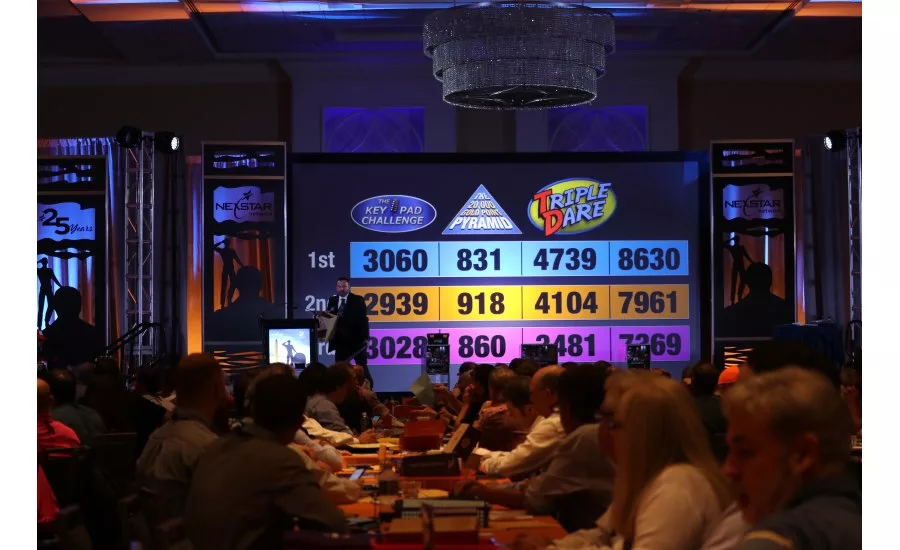 Nexstar Network members listen to keynote presentations at the organization’s Super Meeting