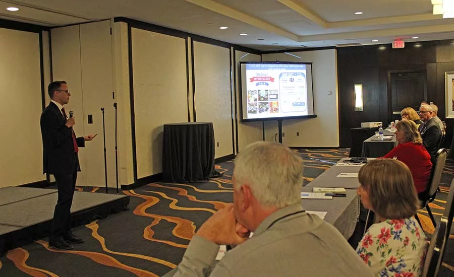 Boren talked about the importance of apprenticeships