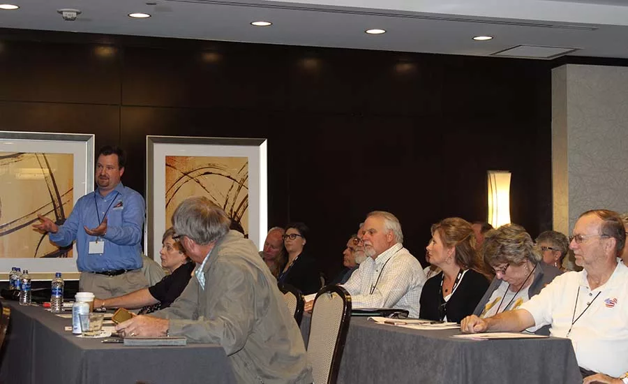 Attendees were encouraged to ask questions during and after the presentations