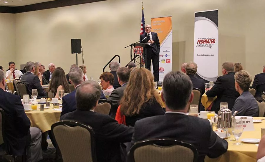 At Wednesday morning’s Congressional Breakfast, guest speaker Rep. David Schweikert