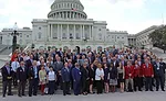 PHCC members in front of Capitol Hill before splitting up &amp; visiting their respective congressman