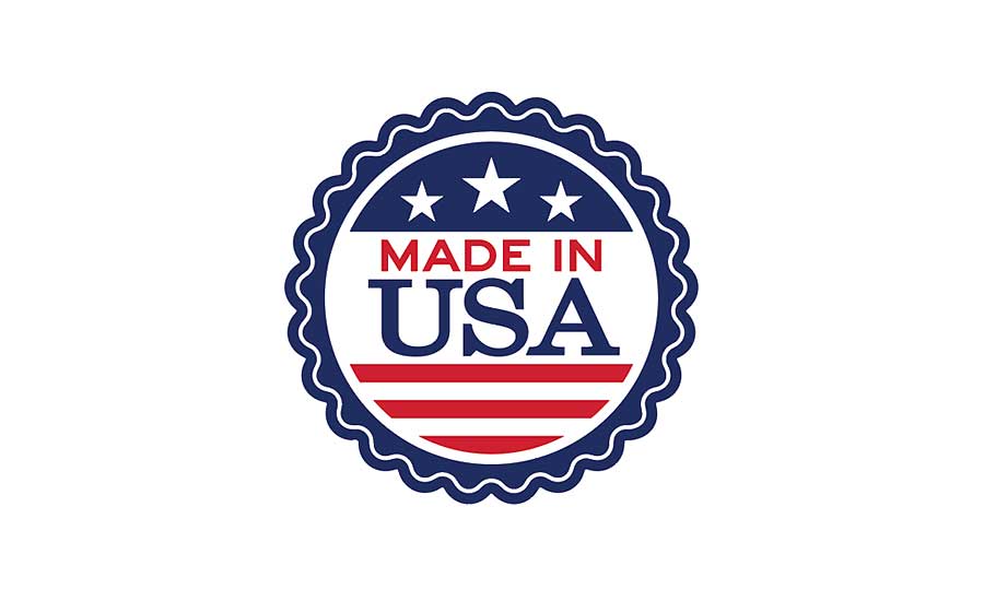 Plumbing manufacturers proudly display products made in America