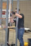 An apprentice competes in the Plumbing Apprentice Contest