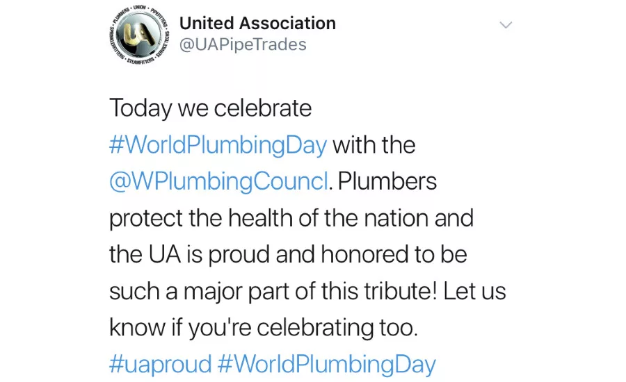 World Plumbing Day: March 11