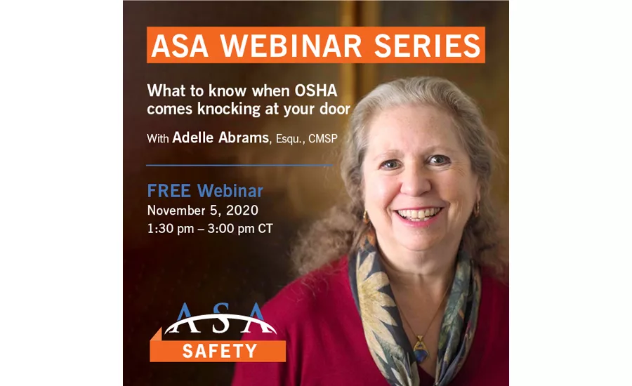 ASA OSHA Webinar