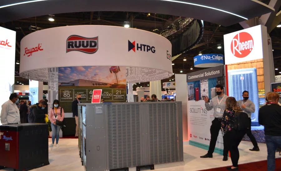 Rheem showcased its Renaissance 15–25-ton rooftop unit