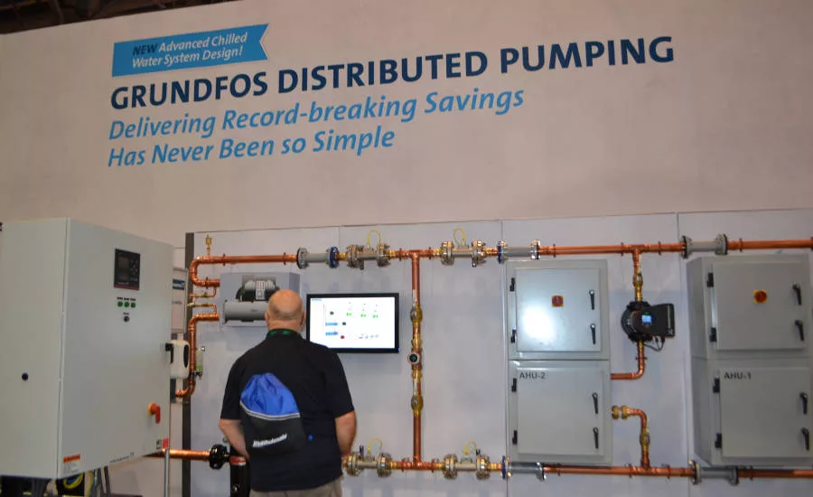 Grundfos showcased its new Distributed Pumping System