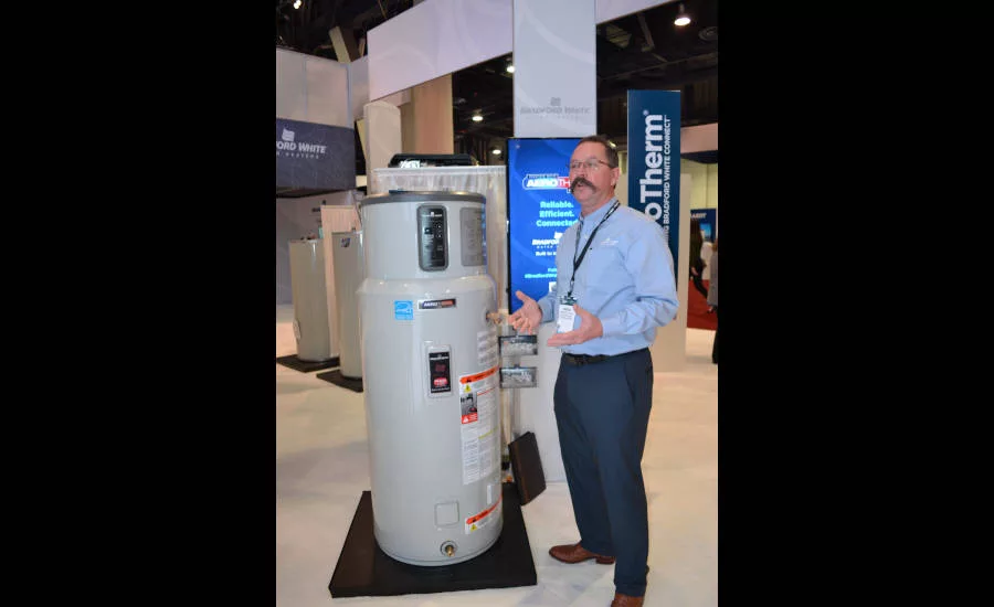 Bradford White’s Gregg Holladay explains the features and benefits of the AeroTherm heat pump water heater series.