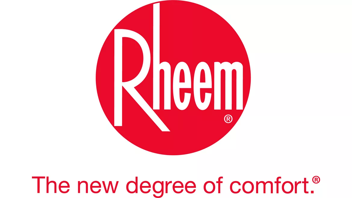 Rheem logo. 
