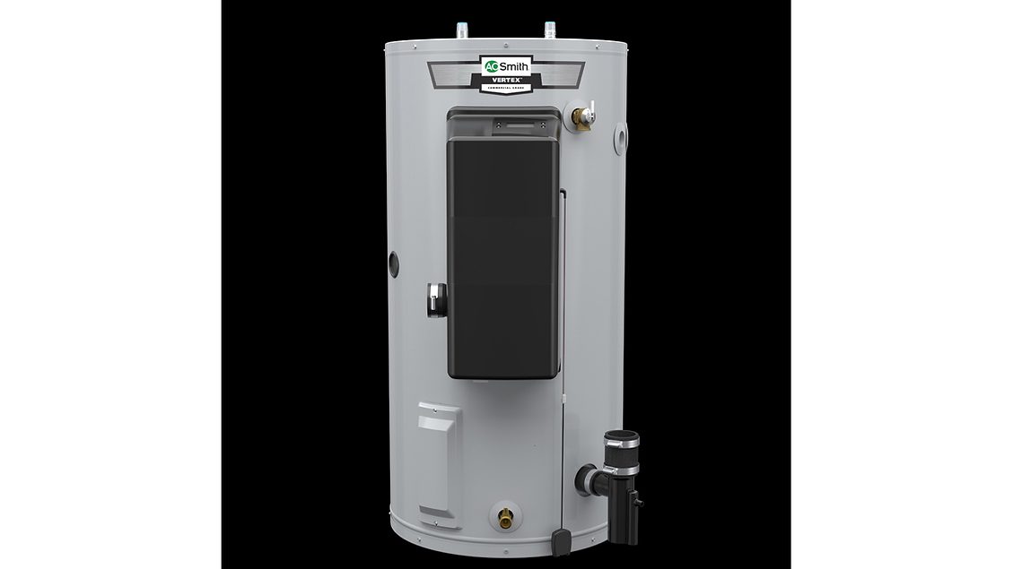 A. O. Smith high efficiency gas condensing water heater Plumbing