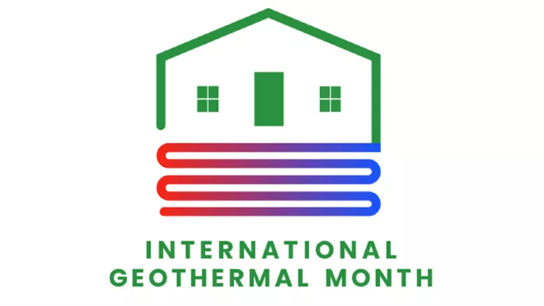 International Geothermal Month graphic