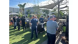 First Navien HVAC Roadshow event at Brewery X in Anaheim, Calif.