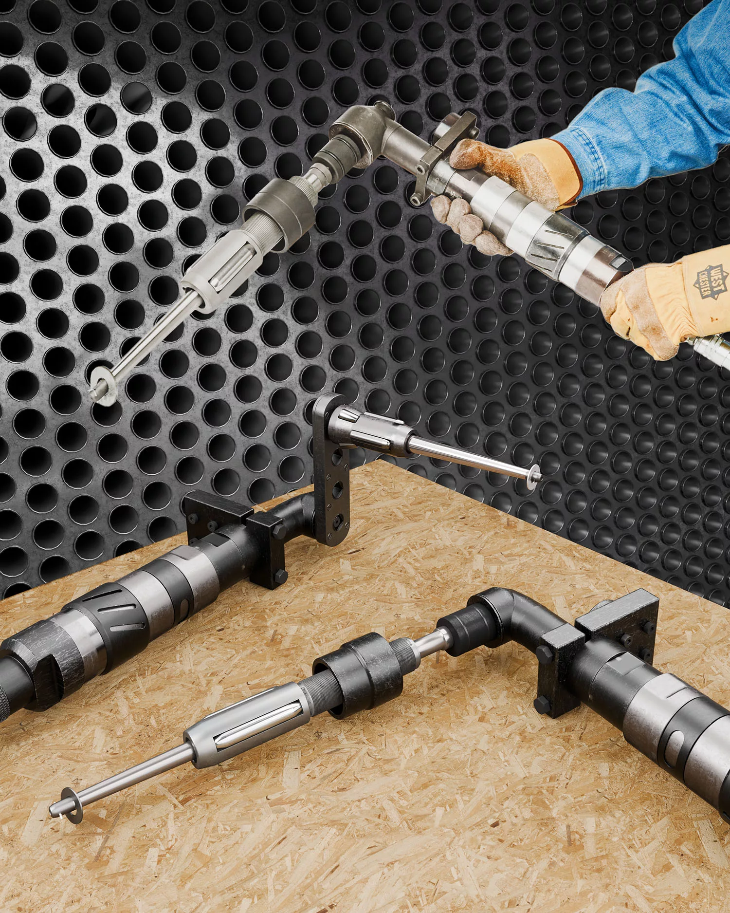 The Esco MILLHOG Rolling Motors & Tube Expander Kits 