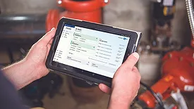 Nexa displaying information on an iPad. 