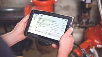 Nexa displaying information on an iPad.