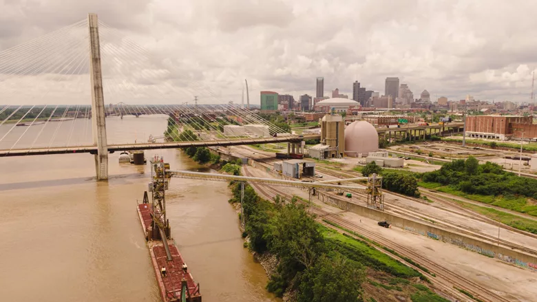 A port in St. Louis