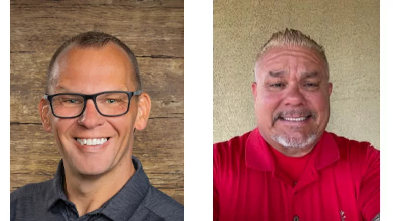 Bill Braistead (left) and Michael Foster (right), the two new sales managers for QuickFitting